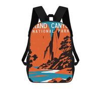 sinyumoney Grand Canyon Poster Mochila Escolar, De Trabajo, Para Portátil, Mochila - Perfecta Para Viajes, Trabajo Y Uso Diario 17inch