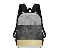 sinyumoney Gray And Gold Art L Mochila Escolar Para Niños Mochila Escolar Impresa En 3D Mochila Escolar De Moda Para Niños De Primaria Y Secundaria 17inch
