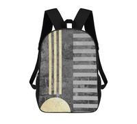 sinyumoney Gray And Gold Art S Mochilas Mochilas Infantiles Mochila Escolar Mochila Escolar Infantil Impresa En 3D Mochilas De Viaje De Moda Para Niños De Primaria Y Secundaria 17inch