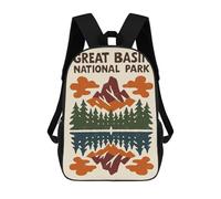 sinyumoney Great Basin National Park Illustration Mochila Escolar Para Secundaria Y Preparatoria. Mochila Informal Para Hombres, Mujeres Y Adolescentes. 17inch