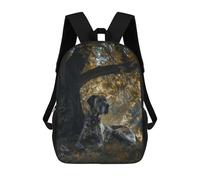 sinyumoney Great Dane Under A Tree Mochila Escolar Infantil Con Impresión 3D, Mochila Escolar Informal Para Niños De Primaria Y Secundaria 17inch