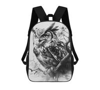 sinyumoney Great Horned Owl Mochila Escolar, Mochila Infantil Para Niños Y Adolescentes, Regalos, Mochilas De Día Con Impresión 3D, Mochila Escolar, Mochila Para Libros 17inch