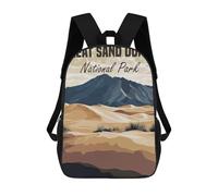 sinyumoney Great Sand Dunes National Park Mochila Escolar Impresa En 3D Para Niños Y Niñas, Mochila Escolar, Mochila De Viaje Para Niños 17inch
