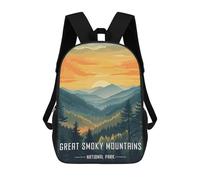 sinyumoney Great Smoky Mountains National Park Mochila Escolar Informal Para El Día A Día, Para La Escuela, El Trabajo Y Los Viajes Para Niñas Y Adolescentes 17inch