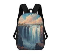 sinyumoney Great Victoria Falls Mochila Escolar, Mochila Informal, Mochila De Día, Mochila Escolar, De Trabajo Y De Viaje Para Hombres, Mujeres Y Adolescentes. 17inch