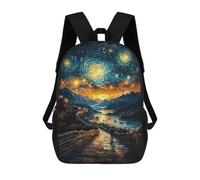 sinyumoney Great Wall Under Starry Sky Mochila Mochila Informal Mochila De Día Escuela Trabajo Viajes Bolsa Para Hombres/Mujeres 17inch