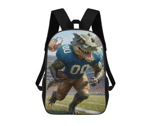 sinyumoney Gridiron Alligator Ball Mochila Escolar Ligera Para Aeropuerto, Estudiantes Universitarios, Mochila Para Adolescentes, Chicas, Chicos, Mujeres Y Hombres 17inch