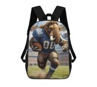 sinyumoney Gridiron Mammoth Football Mochilas Informales Para Niños, Mochila Escolar Para Adolescentes, Niñas Y Niños, Mochilas Para Libros 17inch