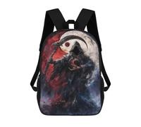 sinyumoney Grim Reaper in Space Mochila Infantil Con Impresión 3D, Mochila Escolar Para Niños, Mochila Informal Divertida Para Niños Y Adolescentes 17inch
