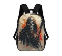 sinyumoney Grim Reaper Painting Mochila Escolar Impresa En 3D Para Niños Y Niñas, Mochila Escolar, Mochila De Viaje Para Niños 17inch