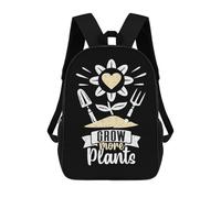 sinyumoney Grow More Plants Gardening Mochila De Negocios Resistente Para Portátil Para Niñas, Niños Y Adolescentes 17inch