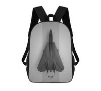 sinyumoney Grumman F14 Tomcat Mochila Infantil, Mochila Escolar Impresa En 3D, Mochila Para Niños Y Niñas, Mochila Escolar Ajustable Para La Escuela Primaria 17inch