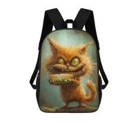 sinyumoney Grumpy Cat with Sandwich Mochila Escolar Grande Resistente Al Agua Para Portátil Para La Escuela/trabajo/viajes 17inch