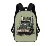 sinyumoney Grunge Big American Truck Mochila De Viaje Para La Universidad Mochilas Para La Escuela/trabajo/viajes 17inch