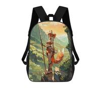 sinyumoney Guardian of The Mountain Mochila Escolar, Mochila Informal, Mochila De Día, Mochila Escolar, De Trabajo, De Viaje Para Niñas, Adolescentes 17inch