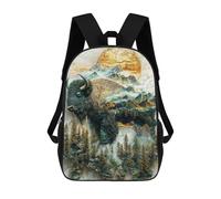 sinyumoney Guardian of The Wilds Mochila Escolar Grande Resistente Al Agua Para Portátil Para Niñas, Niños Y Adolescentes 17inch