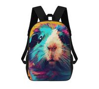 sinyumoney Guinea Pig Colorful Mochila Escolar Impresa En 3D 17inch Mochila Escolar Infantil Mochilas De Viaje Mochila Informal De Moda Para Niños Y Estudiantes
