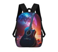 sinyumoney Guitar in Universe Mochilas Infantiles Mochila Escolar Mochila Impresa En 3D Para Niños Mochilas De Viaje Bolsas Para Libros Mochila Escolar Para Niños 17inch