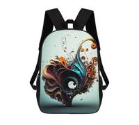 sinyumoney Guitar Music Mochila Infantil De 17 Pulgadas, Mochila Escolar Con Estampado 3D De Dibujos Animados Para Niños Y Adolescentes.