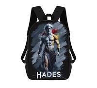 sinyumoney Hades Greek God Art Muscular Mochila Infantil De Moda Divertida Mochila Escolar Para Niños Y Adolescentes Con Impresión 3D Para Niños 17inch
