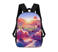 sinyumoney Halloween Ballerina in Enchanted Bosque Mochila Escolar, Mochila Casual Para La Escuela, El Trabajo Y Viajes Para Hombres, Mujeres Y Adolescentes, Cloudy Sunset Fantasy, 17"