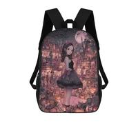sinyumoney Halloween Fantasy Village Mochila Escolar Ligera Para Aeropuerto, Estudiantes Universitarios, Mochila Para Niños/niñas/adolescentes 17inch