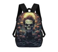 sinyumoney Halloween Fright Night Mochila Escolar Infantil Impresa En 3D 17inch Mochilas Escolares Para Niños, Estilo Casual Y Moderno, Mochilas De Viaje De Alta Capacidad