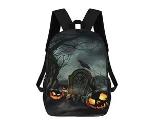 sinyumoney Halloween Graveyard Scene Mochila Escolar Resistente Al Agua, Mochila De Viaje, Bolsa Para Computadora Para La Escuela/trabajo/viajes 17inch