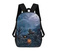 sinyumoney Halloween Night Mochilas Escolares Impresas En 3D, Mochila Escolar Informal Para Niños, Mochila Escolar De Moda Para Estudiantes De Secundaria 17inch