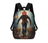 sinyumoney Halloween Scarecrow Mochila Escolar Para Niñas Mochila Impermeable Mochila Informal De Día Mochila Ligera Para Niño Y Niña Mochila Escolar 17inch