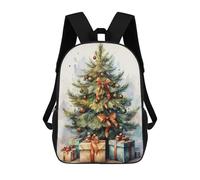 Sinyumoney Halloween The Skeleton Mochila De Día, Mochila Profesional, Bolsa De Libros Impermeable Para Hombres/Mujeres, Merry Christmas, 17"