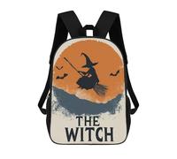 sinyumoney Halloween The Witch Mochila Escolar Impresa En 3D Para Niños Y Niñas, Mochila Escolar, Mochila De Viaje Para Niños 17inch
