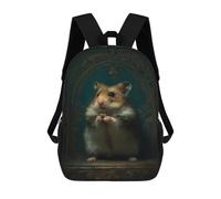sinyumoney Hamster Holding Acorn Mochila Escolar Para La Escuela Secundaria, Preparatoria, Universidad Y Viajes Para Niños/niñas/adolescentes 17inch