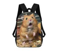 sinyumoney Hamster Meme Mochilas Impresas En 3D Para Niños, Mochila Escolar, Mochila Informal Para Exteriores, Mochila Informal De Moda Para Niños, Lindas Bolsas De Viaje 17inch