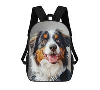 sinyumoney Happy Bernese Mountain Dog Portrait Mochilas Para Niños Y Estudiantes, Mochilas Escolares Impresas En 3D, Mochilas Para Estudiantes De Primaria Y Secundaria Para Niños Y Niñas 17inch