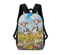 sinyumoney Happy Cows in A Meadow Mochila Mochila Informal Para El Día A Día Escuela Trabajo Viajes Bolsa - Perfecta Para Viajes, Trabajo Y Uso Diario 17inch