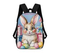 sinyumoney Happy Easter Bunny Gifts Mochilas De 17 Pulgadas Para Niños, Mochilas Escolares Impresas En 3D Para Estudiantes De Primaria Y Secundaria, Para Niños Y Niñas.
