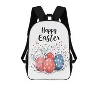sinyumoney Happy Easter Eggs Holiday Mochila Escolar Infantil De Moda Informal Mochilas Infantiles Impresas En 3D Mochila Grande Para Niño 17inch