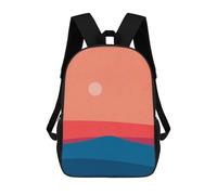 sinyumoney Harmonious Landscape 1 Mochila Impresa En 3D Para Niños, Mochila Escolar, Mochilas De Viaje Para Niños, Bolsas De Libros De Alta Capacidad, Mochila Infantil 17inch