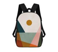 sinyumoney Harmonious Landscape 2 Mochilas Para Niños Y Estudiantes, Mochilas Escolares Impresas En 3D, Mochilas Para Estudiantes De Primaria Y Secundaria, Mochilas Para Niños Y Niñas 17inch
