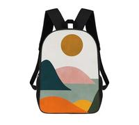 sinyumoney Harmonious Landscape Mochila Escolar Mochilas Escolares Para Niñas Y Niños Mochila Con Bolsillo Mochila Escolar De Moda Mochila Infantil 17inch