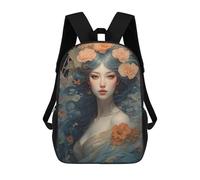 sinyumoney Harmony in Japanese Nature Mochila Escolar Para Niñas Y Niños, Mochilas De Gran Capacidad, Mochilas Ligeras Para Niños Y Estudiantes 17inch