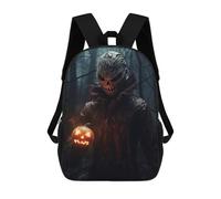 sinyumoney Haunting Scarecrow Mochila Escolar, De Negocios, Resistente, Para Portátil, Para Camping, Aventuras Al Aire Libre Y Viajes Diarios 17inch