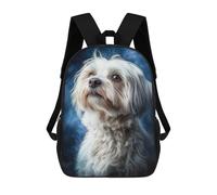 sinyumoney Havanese Dog Portrait Mochilas Infantiles Impresas En 3D, Mochilas De Moda Informales, Mochilas De Viaje Bonitas, Mochilas Informales Para Exteriores Para Niños Y Niñas 17inch