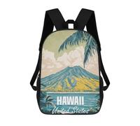 sinyumoney Hawaii Travel Mochilas Infantiles Escolares Impresas En 3D, Mochilas Para Niños, Mochilas De Viaje Para Niños Y Niñas, Mochilas Escolares Para Niños 17inch
