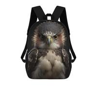 sinyumoney Hawk Looking At The Camera Mochila Escolar Para Niños Y Niñas, Mochila Informal De Viaje, Mochila De Gran Capacidad Para El Día A Día 17inch