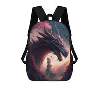 sinyumoney Head Dragons Mochila Escolar Ligera Para Aeropuerto Y Estudiantes Universitarios: Perfecta Para Viajes, Trabajo Y Uso Diario 17inch