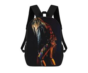 sinyumoney Heavy Metal Punk Girl Mochila Escolar Grande Resistente Al Agua Para Portátil Para Niños/niñas/adolescentes 17inch