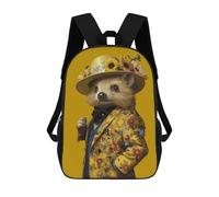 sinyumoney Hedgehog in Style Mochila Infantil, Mochila Escolar Infantil, Mochilas Escolares Impresas En 3D Para Niños Y Estudiantes Adolescentes 17inch
