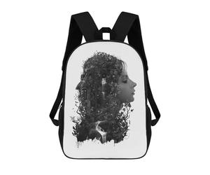 sinyumoney Hel The Goddess of Death Mochila Escolar Resistente Al Agua, Mochila Escolar De Negocios Para Niñas, Niños Y Adolescentes 17inch